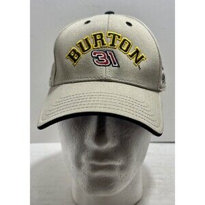 Jeff Burton NASCAR CAT RCR Racing Tan Baseball Cap Hat Adjustable #31 NWOT